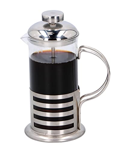 alpina Kaffeemachine - Kaffeezubereiter - Kaffeebereiter -Teebereiter - Kaffee Maker - French Press Kaffeekanne - 350ml Edelstahl von alpina