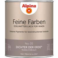 ALPINA Buntlack »Feine Farben«, 0,75 l, erdbraun - beige von Alpina