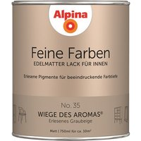 ALPINA Buntlack »Feine Farben«, 0,75 l, graubeige von Alpina