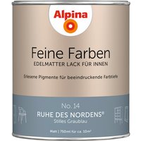 ALPINA Buntlack »Feine Farben«, 0,75 l, graublau von Alpina
