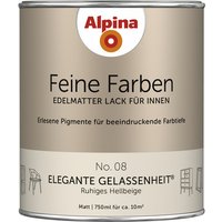 ALPINA Buntlack »Feine Farben«, 0,75 l, hellbeige von Alpina