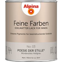 ALPINA Buntlack »Feine Farben«, 0,75 l, hellgrau - beige von Alpina