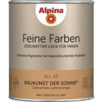 ALPINA Buntlack »Feine Farben«, 0,75 l, lehmorange - gelb von Alpina