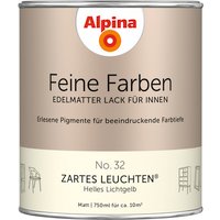 ALPINA Buntlack »Feine Farben«, 0,75 l, lichtgelb von Alpina