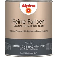 ALPINA Buntlack »Feine Farben«, 0,75 l, mitternachtsblau von Alpina