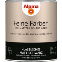ALPINA Buntlack »Feine Farben«, 0,75 l, schwarz von Alpina