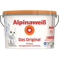 ALPINA Dispersionsfarbe »Alpinaweiß Das Original«, weiß, matt, 2 l - weiss von Alpina
