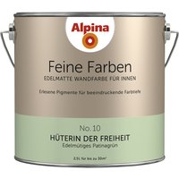 ALPINA Dispersionsfarbe »Feine Farben«, edelmatt, 2,5 l - gruen von Alpina