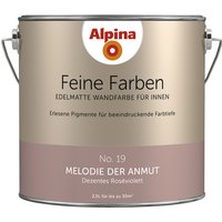 ALPINA Dispersionsfarbe »Feine Farben«, edelmatt, 2,5 l - rosa von Alpina