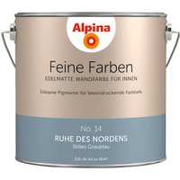 ALPINA Dispersionsfarbe »Feine Farben«, edelmatt, 2,5 l - blau von Alpina