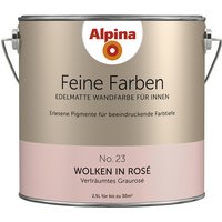 ALPINA Dispersionsfarbe »Feine Farben«, edelmatt, 2,5 l - rosa von Alpina