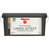 ALPINA Effektfarbe »Farbrezepte«, mit Linien-Effekt, weiß, 4,5 l - weiss von Alpina