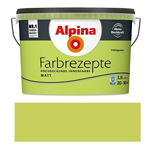 Alpina Farbrezepte Frühlingswiese matt 2,5 Liter von Alpina