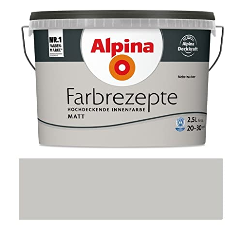 Alpina Farbrezepte Nebelzauber matt 2,5 Liter von Alpina