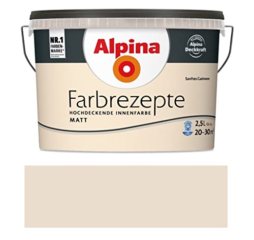 Alpina Farbrezepte Sanftes Cashmere matt 2,5 Liter von Alpina