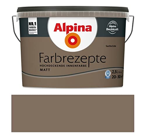 Alpina Farbrezepte Sanfte Erde matt 2,5 Liter von Alpina