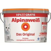 ALPINA Innenfarbe »Alpinaweiß Das Original«, 11 l, weiß, matt - weiss von Alpina
