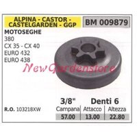 ALPINA Kettensägenmotor Kettenrad 380 CS 35 40 3/8' Zähne 6 009879 ALPINA Kettensägenmotor Kettenrad 380 CS 35 40 3/8' Zähne 6 009879 von Alpina