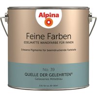 ALPINA Wandfarbe, 2,5 Liter für ca. 20-30m² - blau von Alpina