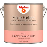 ALPINA Wandfarbe, 2,5 Liter für ca. 20-30m² - rosa von Alpina