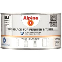 ALPINA Weißlack, für Fenster & Türen, glänzend, 300ml von Alpina