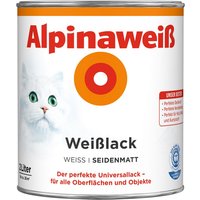 ALPINA Weißlack, seidenmatt - weiss von Alpina