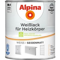 ALPINA Weißlack, seidenmatt - weiss von Alpina