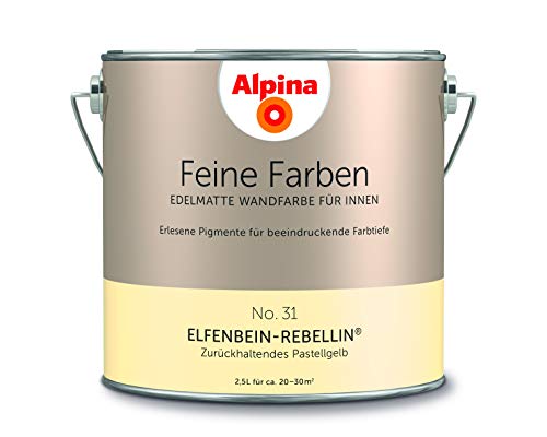 Alpina Feine Farben No. 31 Elfenbein-Rebellin® edelmatt 2,5 Liter von Alpina