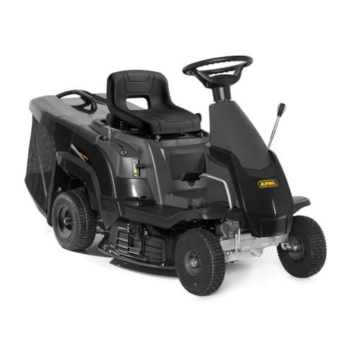 ALPINA AT2 66 QA Aufsitzmäher 66 cm - STIGA 224 cc Motor - 150 L Auffangbehälter - Mulchkit & Seitenabweiser inklusive - 5 Schnitthöhen - für Rasenflächen bis zu 1500 m² ALPINA AT2 66 QA Aufsitzmäher 66 cm - STIGA 224 cc Motor - 150 L Auffangbehälter - Mulchkit & Seitenabweiser inklusive - 5 Schnitthöhen - für Rasenflächen bis zu 1500 m² von Alpina