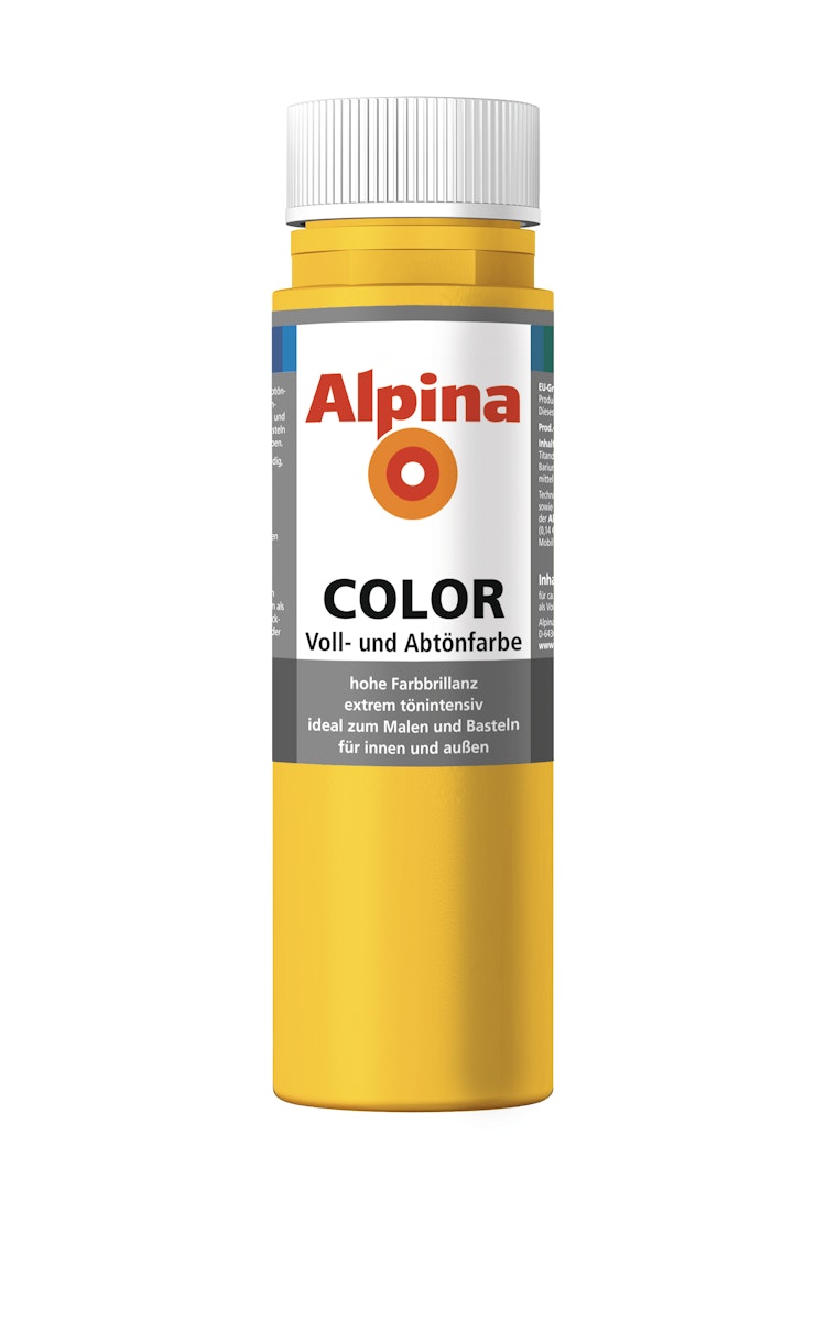 Alpina Abtönpaste Alpina Color Lucky Yellow 0.75Ltr. von Alpina