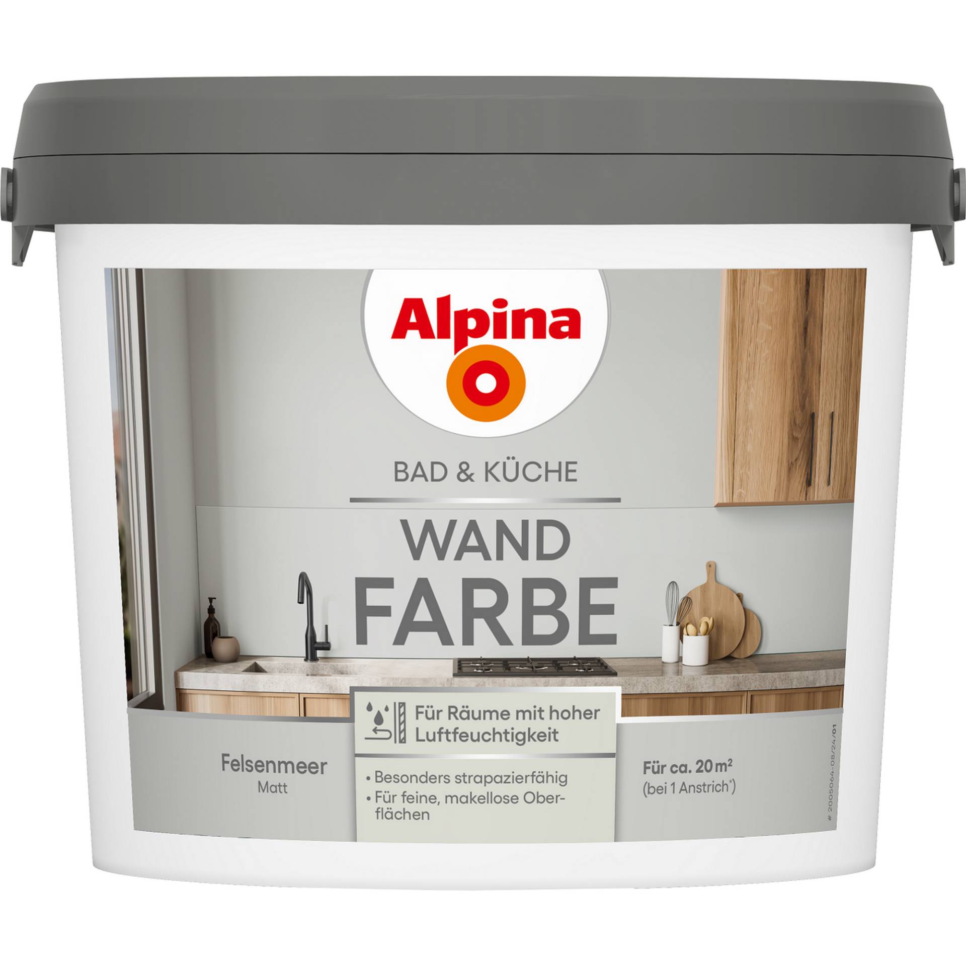 Alpina Bad- und Küchenfarbe Felsenmeer 2,5 l Alpina Bad- und Küchenfarbe Felsenmeer 2,5 l von Alpina