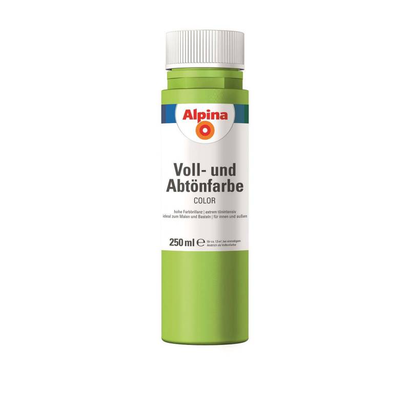 Alpina Voll- und Abtönfarbe 'Power Green' hellgrün 250 ml von Alpina