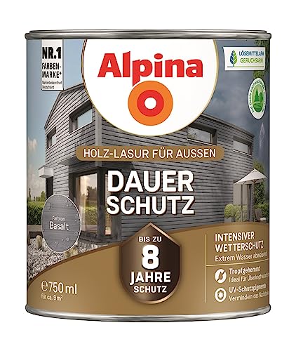 Alpina Dauerschutz Lasur (basalt) Alpina Dauerschutz Lasur (basalt) von Alpina