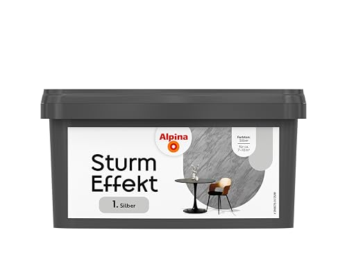 Alpina Effektfarbe Sturm Effekt Silber 1 Liter Alpina Effektfarbe Sturm Effekt Silber 1 Liter von Alpina