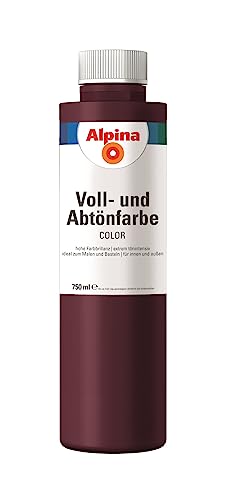 Alpina COLOR Voll- und Abtönfarbe Berry Red 750ml seidenmatt von Alpina