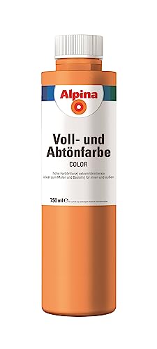 Alpina COLOR Voll- und Abtönfarbe Fresh Orange 750ml seidenmatt von Alpina