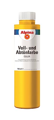 Alpina COLOR Voll- und Abtönfarbe Lucky Yellow 750ml seidenmatt von Alpina