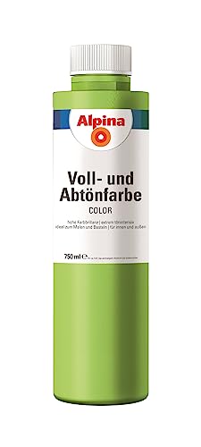 Alpina COLOR Voll- und Abtönfarbe Power Green 750ml seidenmatt von Alpina