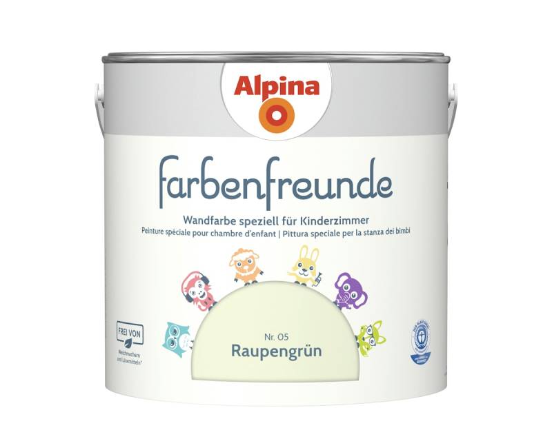 Alpina Farbenfreunde Nr. 05 Raupengrün 2,5 Liter matt von Alpina