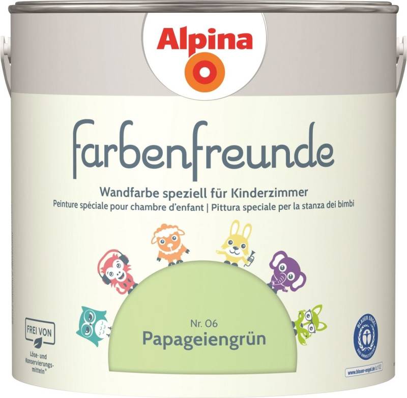 Alpina Farbenfreunde Nr. 06 papageiengrün 2,5 L matt von Alpina