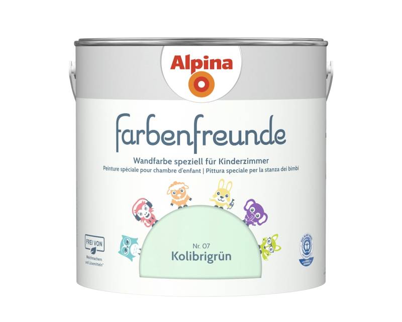 Alpina Farbenfreunde Nr. 07 Kolibrigrün 2,5 Liter matt von Alpina