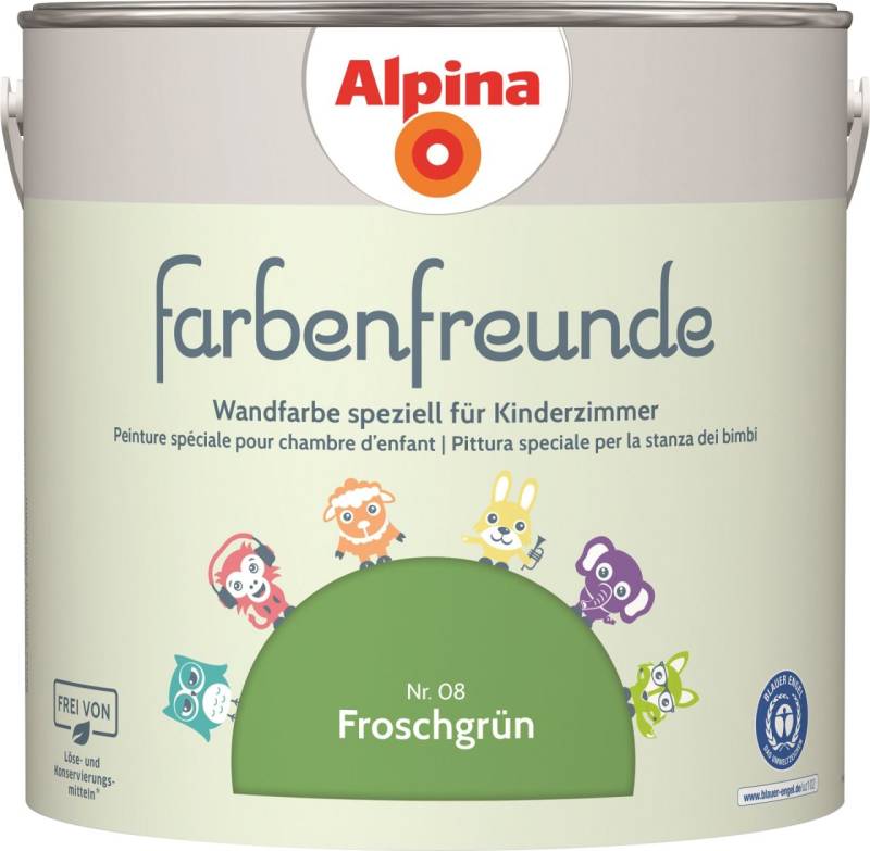 Alpina Farbenfreunde Nr. 08 froschgrün 2,5 L matt von Alpina