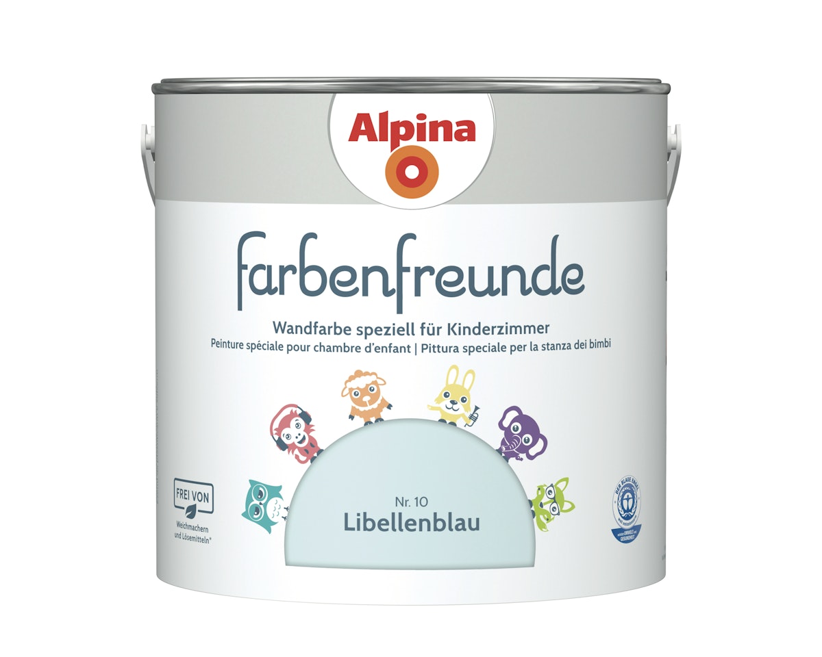 Alpina Farbenfreunde Nr. 10 Libellenblau 2,5 Liter matt von Alpina