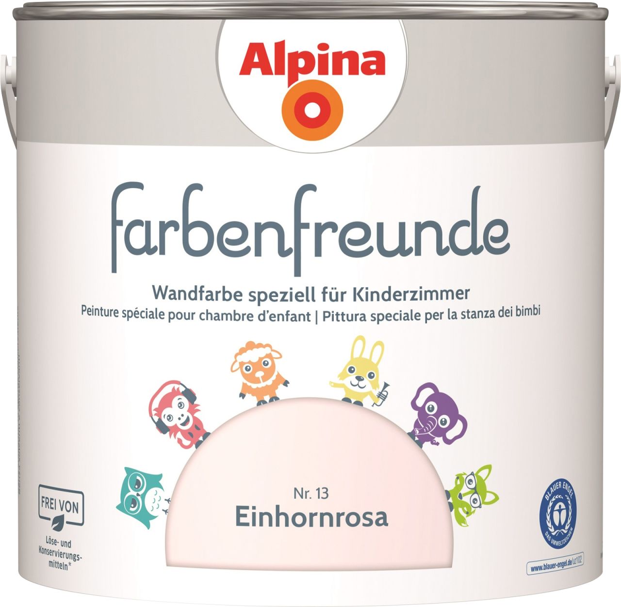 Alpina Farbenfreunde Nr. 13 einhornrosa 2,5 L matt von Alpina