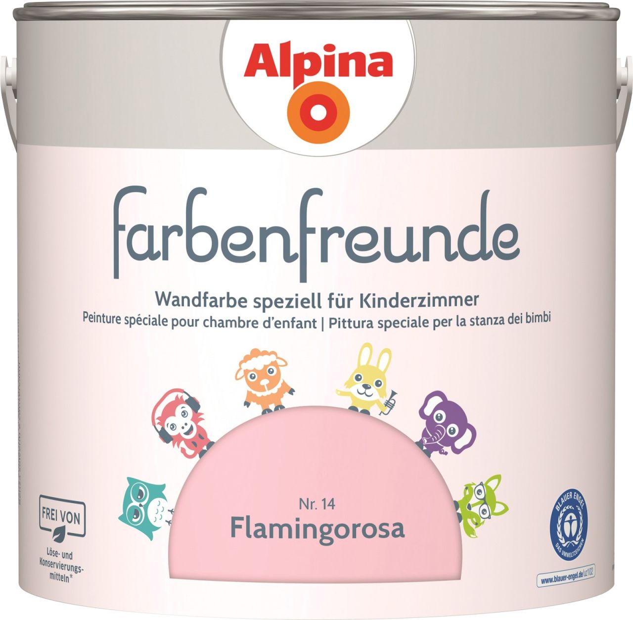 Alpina Farbenfreunde Nr. 14 flamingorosa 2,5 L matt von Alpina