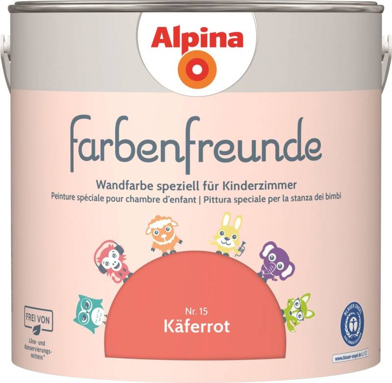 Alpina Farbenfreunde Nr. 15 käferrot 2,5 L matt von Alpina