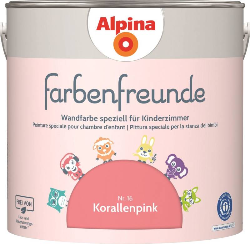 Alpina Farbenfreunde Nr. 16 korallenpink 2,5L, matt von Alpina