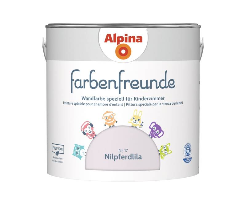 Alpina Farbenfreunde Nr. 17 Nilpferdlila 2,5 Liter matt von Alpina