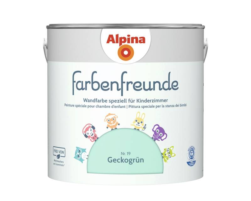 Alpina Farbenfreunde Nr. 19 Geckogrün 2,5 Liter matt von Alpina