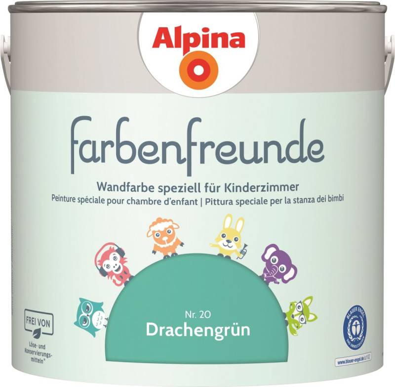 Alpina Farbenfreunde Nr. 20 drachengrün 2,5 L matt von Alpina